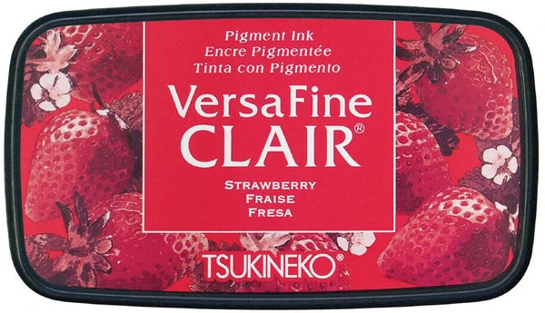 Strawberry Versafine Clair Pigment Stamp Ink - Odd Nodd Art Supply
