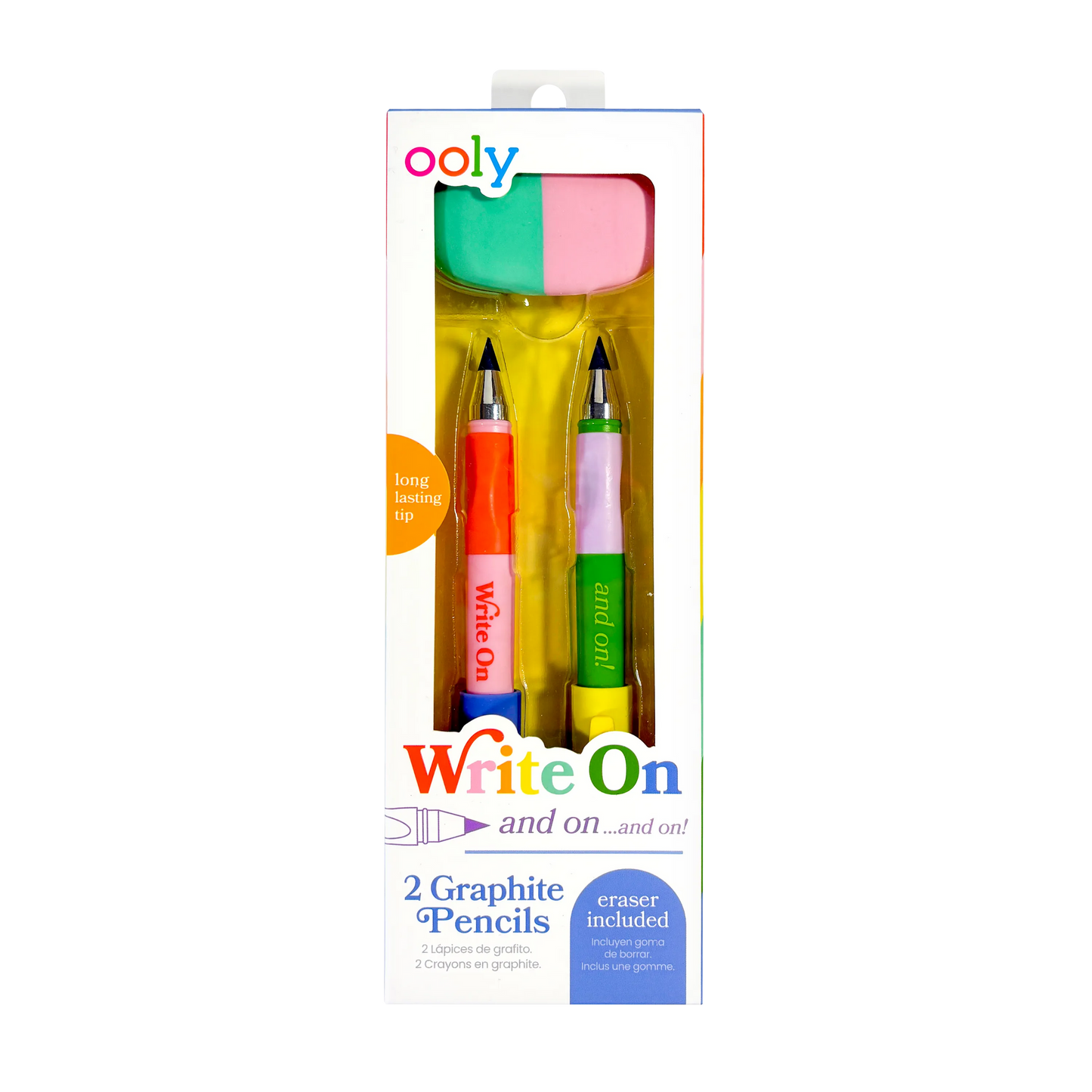 Write On: Graphite Pencils + Eraser