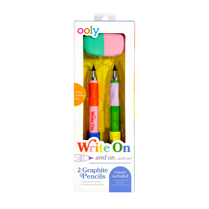 Write On: Graphite Pencils + Eraser