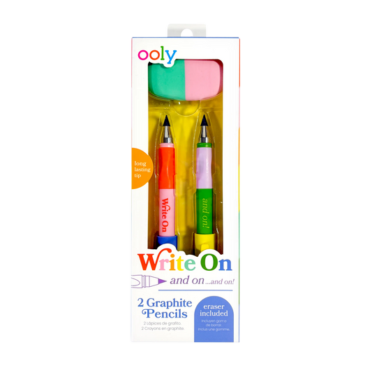 Write On: Graphite Pencils + Eraser