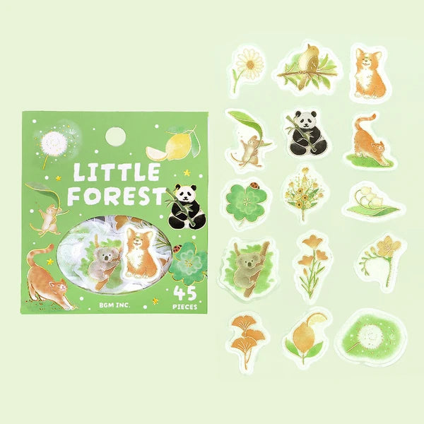 LIttle Forest BGM Washi Sticker Packs - Odd Nodd Art Supply