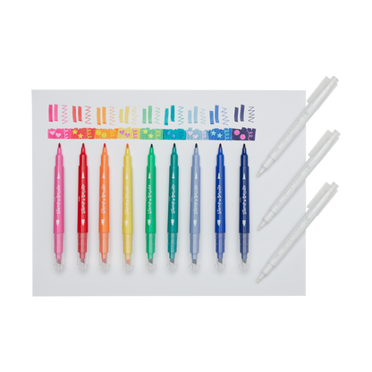 Stamp-A-Doodle Double-Ended Marker Set - Odd Nodd Art Supply