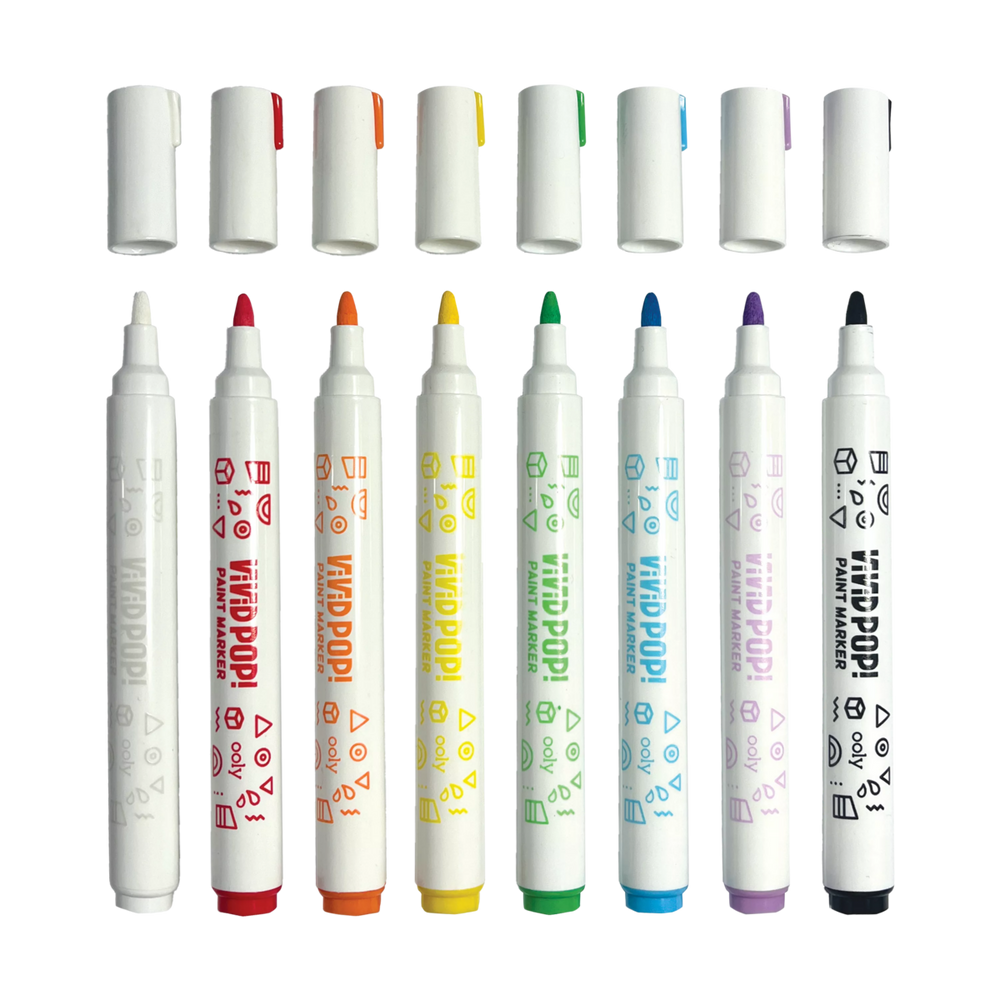 Vivid Pop! Water Based Paint Markers - Odd Nodd Art Supply