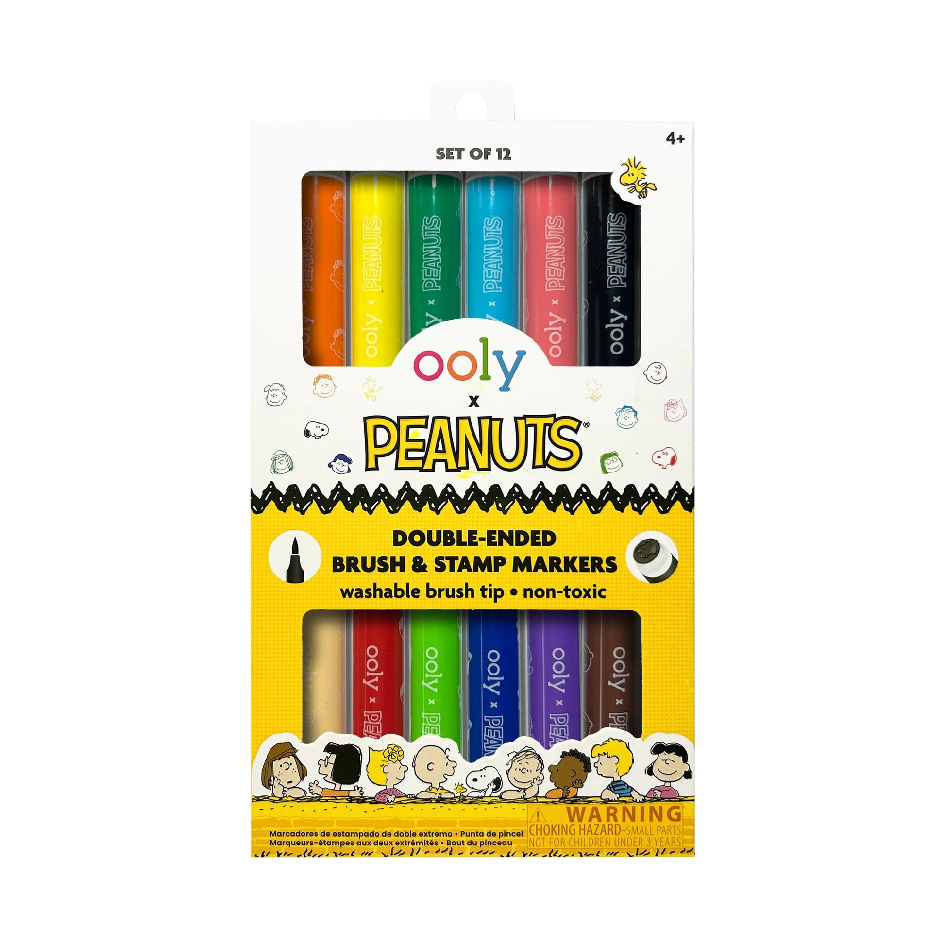 Brush and Stamp Markers Ooly x Peanuts Art Supply Sets - Odd Nodd Art Supply