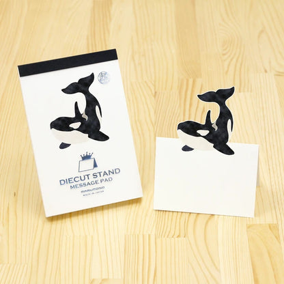 Orca Die-Cut Pop-Up Message Pad - Odd Nodd Art Supply