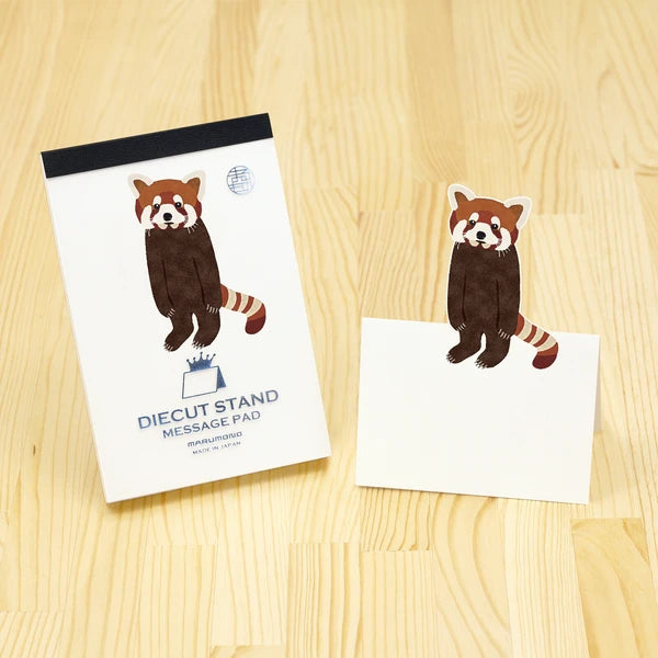 Red Panda Die-Cut Pop-Up Message Pad - Odd Nodd Art Supply
