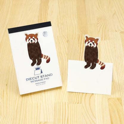 Red Panda Die-Cut Pop-Up Message Pad - Odd Nodd Art Supply