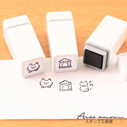 Dog Sanby Mini Stamps Self-Inking - Odd Nodd Art Supply
