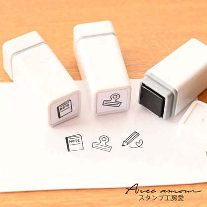 Stationery Sanby Mini Stamps Self-Inking - Odd Nodd Art Supply