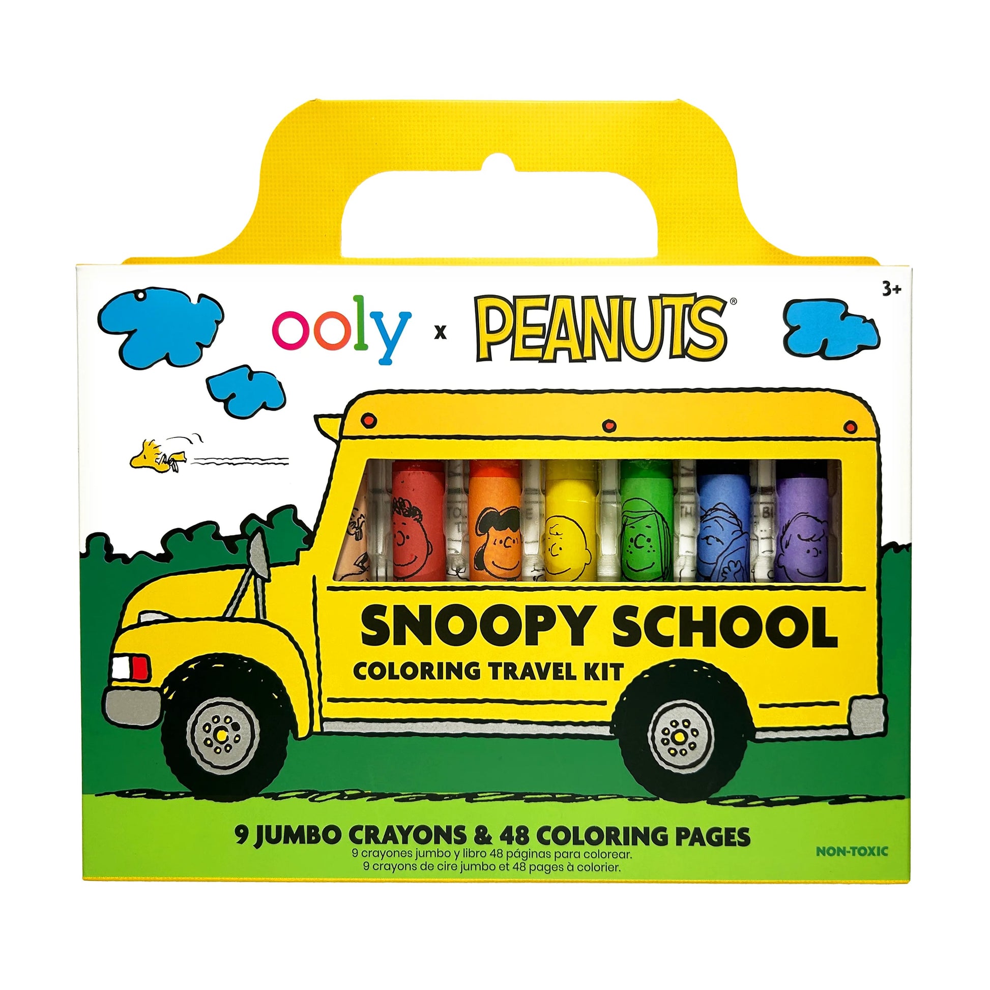 Snoopy School Coloring Travel Kit Ooly x Peanuts Art Supply Sets - Odd Nodd Art Supply