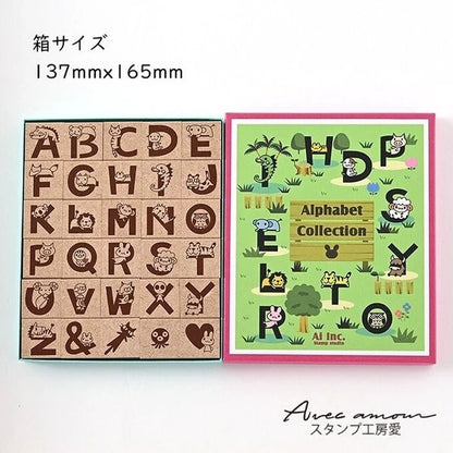 Alphabet Collection Stamp Set Sanby - Odd Nodd Art Supply