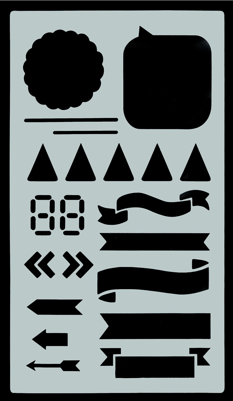 Dotted Journal Stencil Set