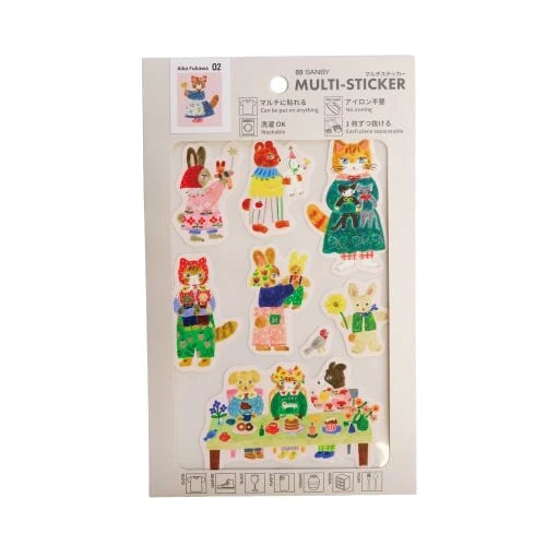 Aiko Nunokawa Multi Sticker - Odd Nodd Art Supply