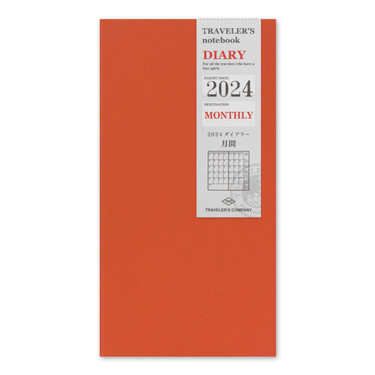 2024 Monthly Traveler's Company 2024 Diary Refills Regular Size - Odd Nodd Art Supply