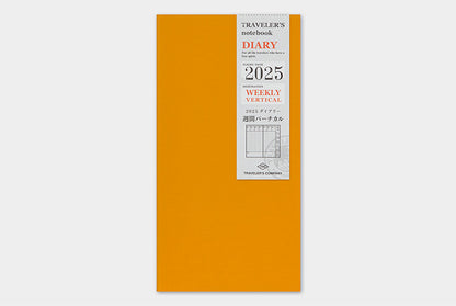 Weekly Vertical Traveler's Company 2025 Diary Refills Regular Size - Odd Nodd Art Supply