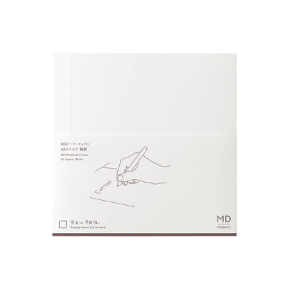 Square Cotton Blank Midori Notebook MD Paper - Odd Nodd Art Supply