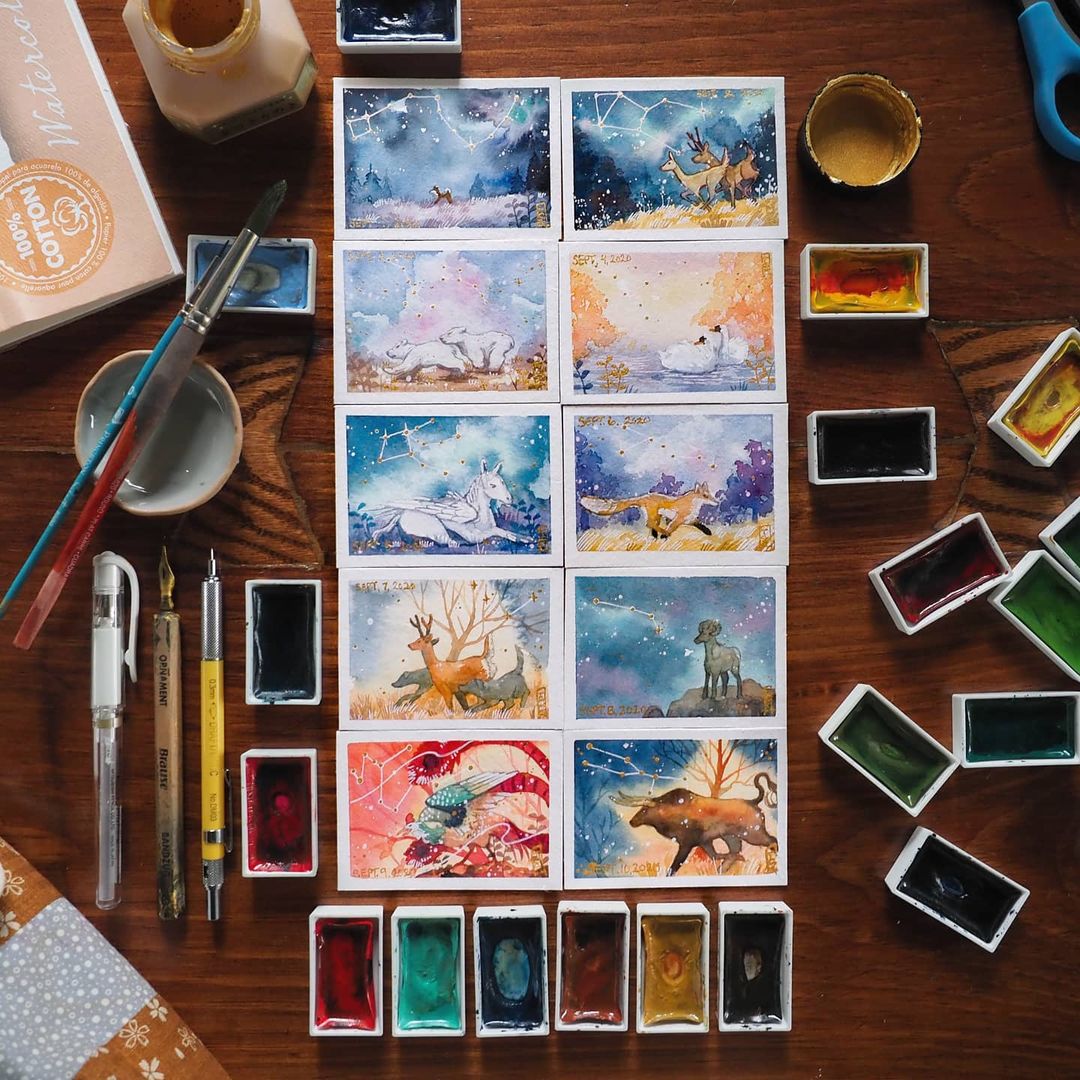 Gansai Tambi Watercolor Pans