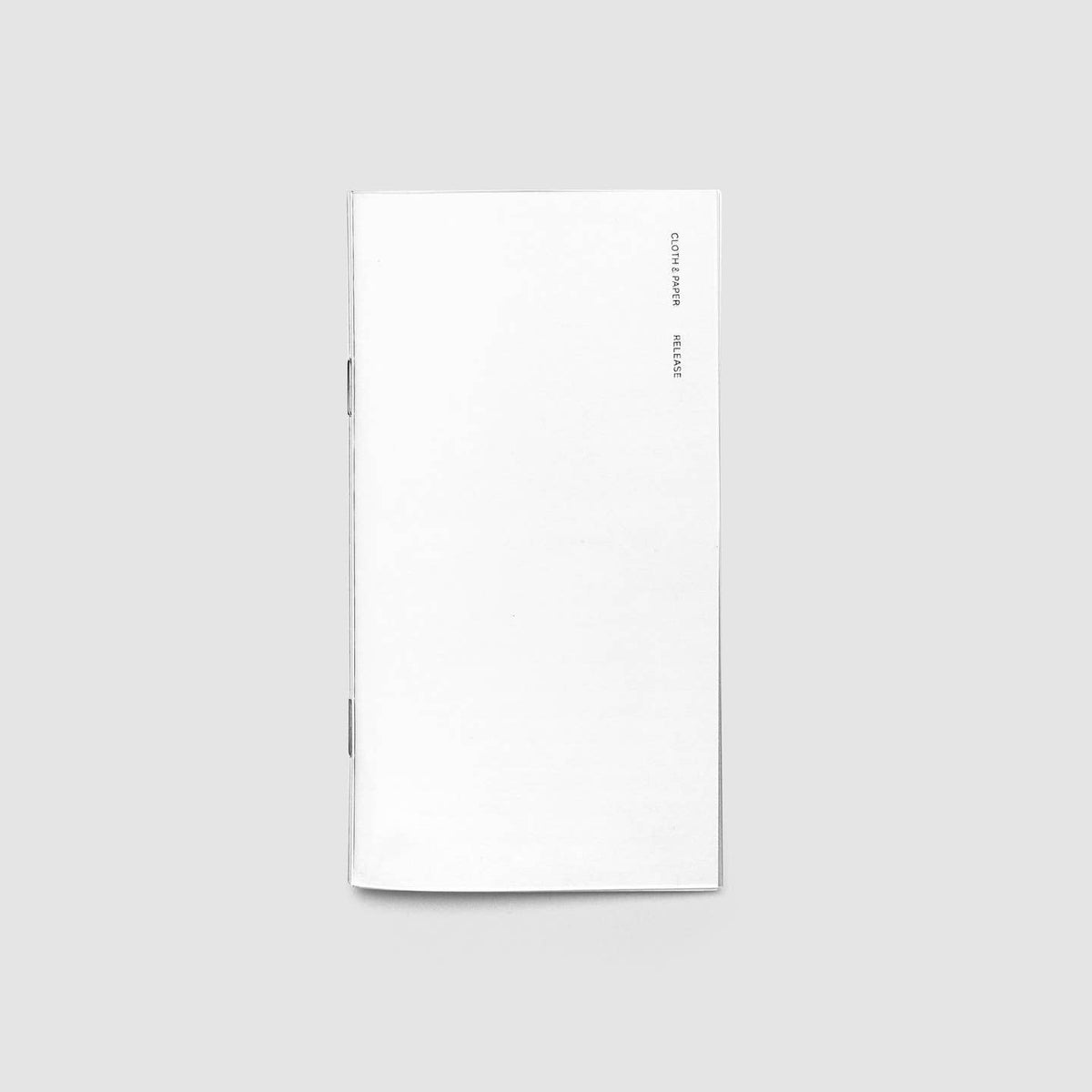Cover of Cloth & Paper Sticker Release travel notebook 