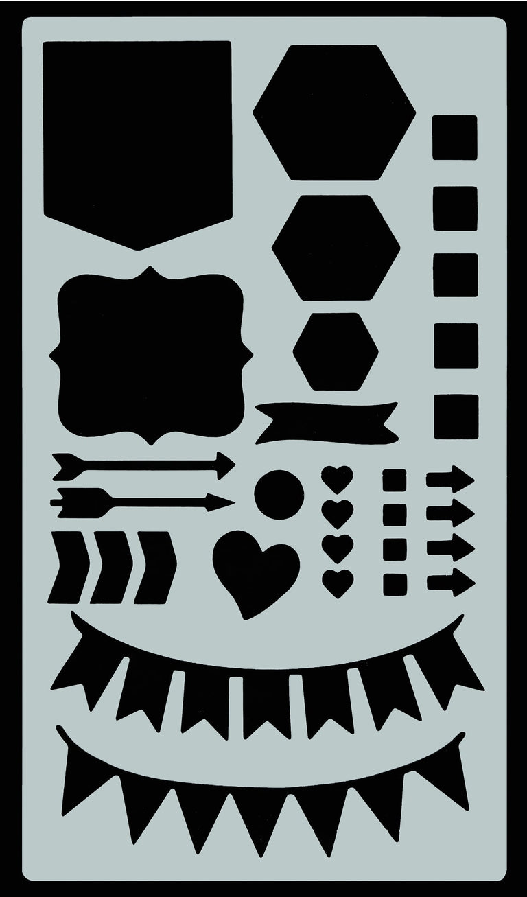 Dotted Journal Stencil Set