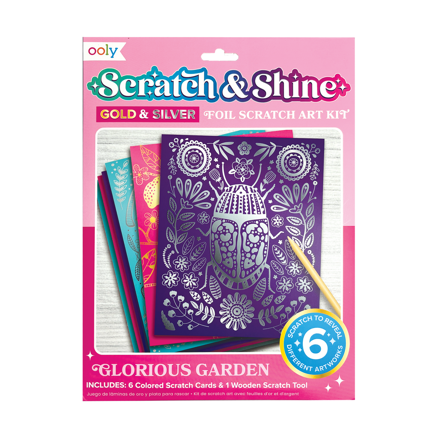 Scratch & Shine Foil Scratch Art Kit