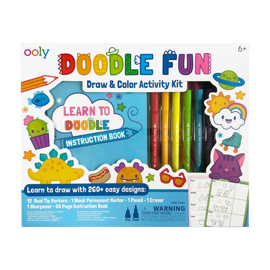 Doodle Fun: Draw & Color Activity Kit