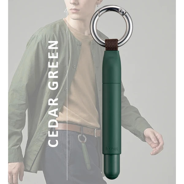 Cedar Green &Knot Jetstream Ballpoint Pen with Carabiner