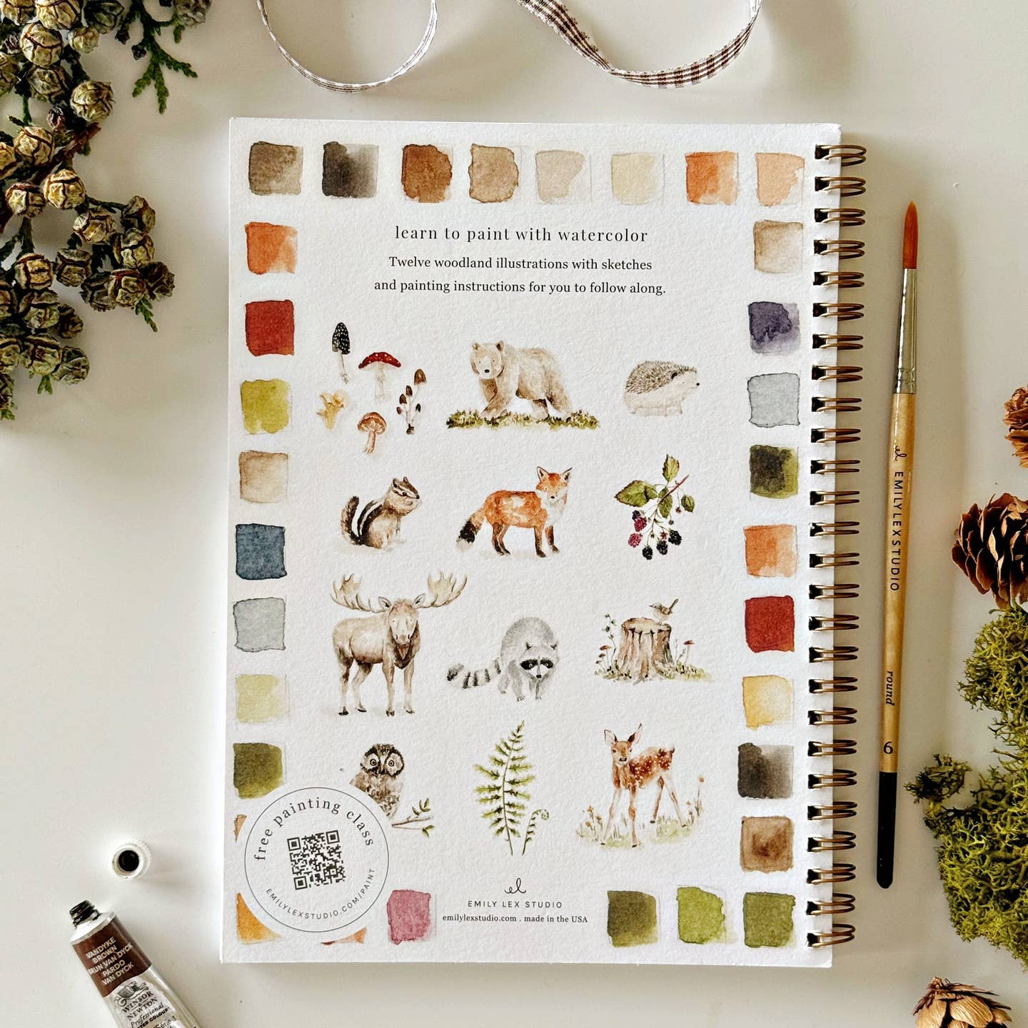 Watercolor Workbook by Emily Lex