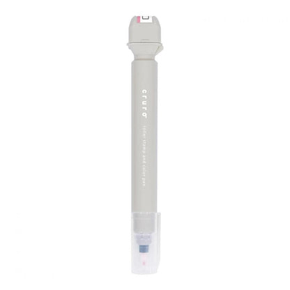 Light Gray Check Boxes Cruro Roller Stamp Pen - Odd Nodd Art Supply