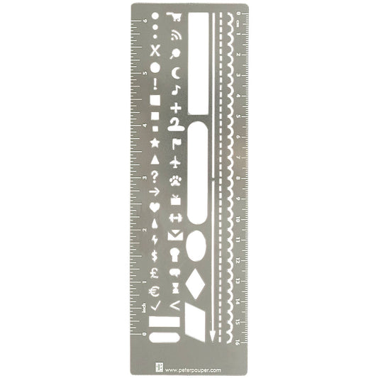 Metal Stencil Bookmark