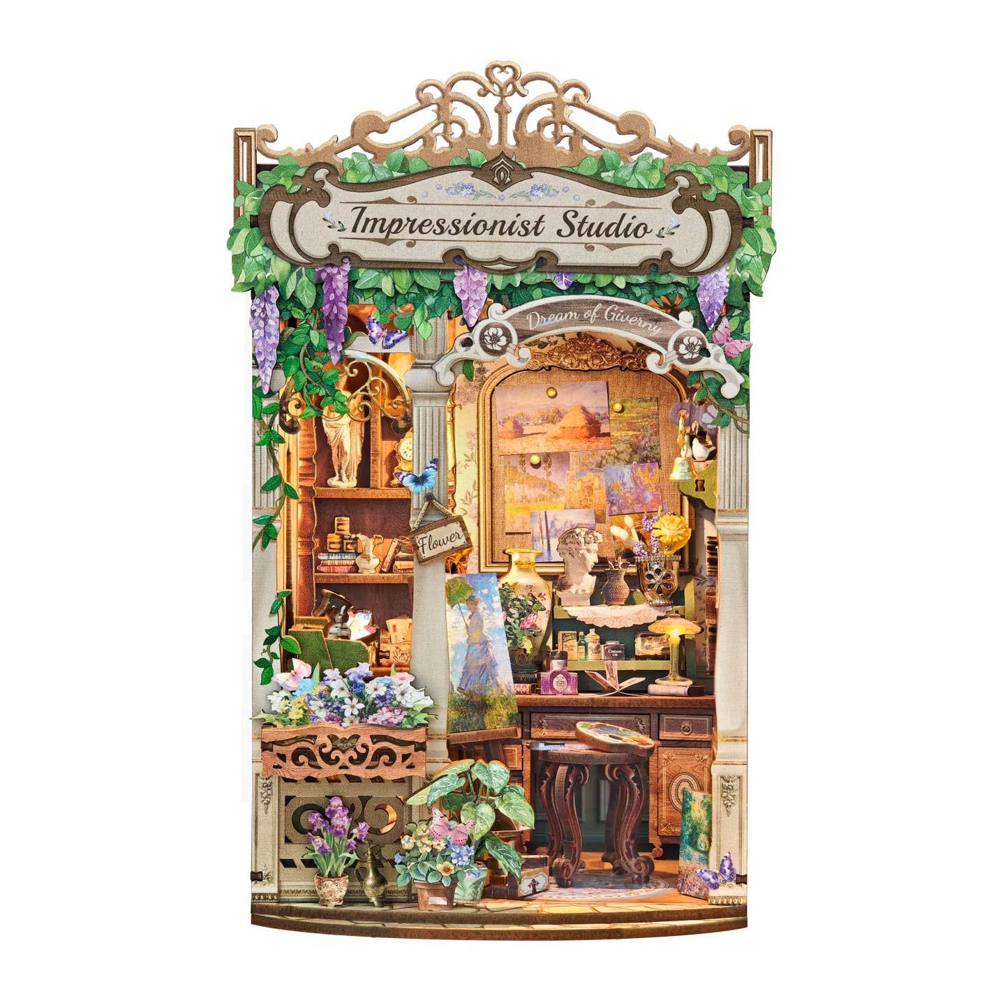 Impressionist Studio book nook kit  - Odd Nodd Art Supply