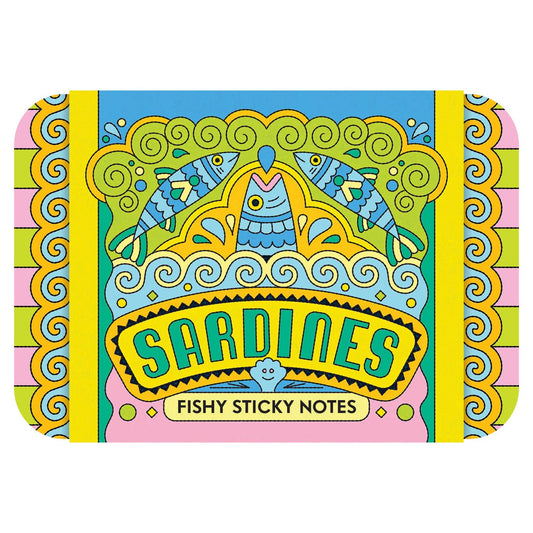 Sardines Fishy Sticky Notes