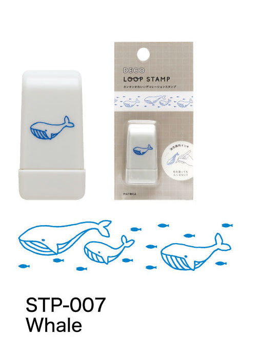 Whale Deco Loop Stamp