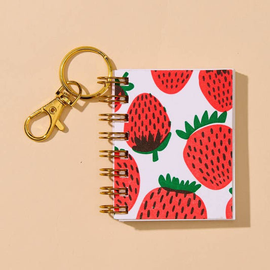 Teenybook Mini Letterpress Notebook Bag Charm