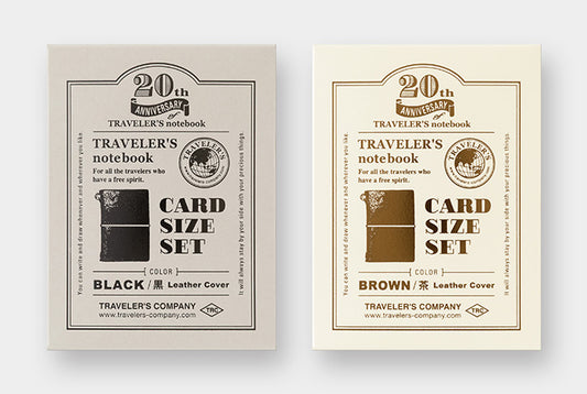 TRAVELER'S notebook Card Size 20th Anniversary Set - Odd Nodd Art Supply
