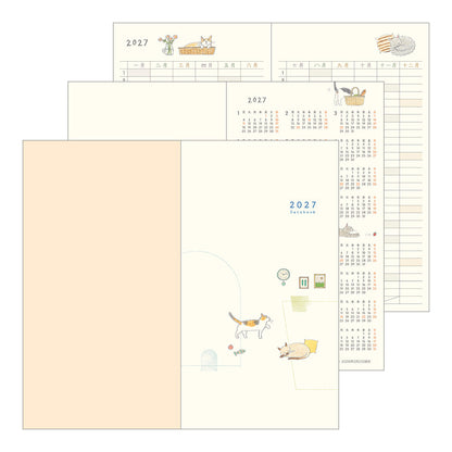 Midori Cats Diary 2027