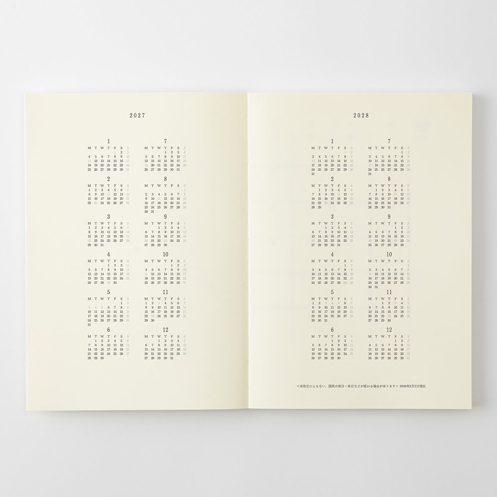 Midori MD Diary 2027
