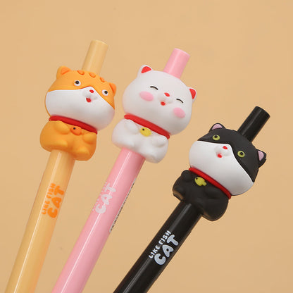 Cat Like Fish Retractable Gel Pen - Odd Nodd Art Supply