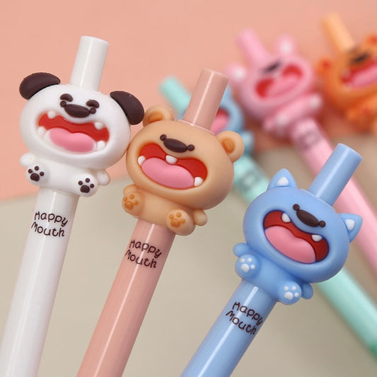 Happy Mouth Animals Retractable Gel Pen