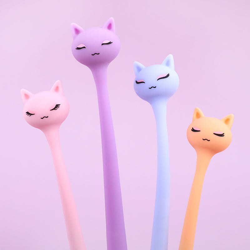 Charming Eyes of a Pastel Cat Wiggle Gel Pen - Odd Nodd Art Supply