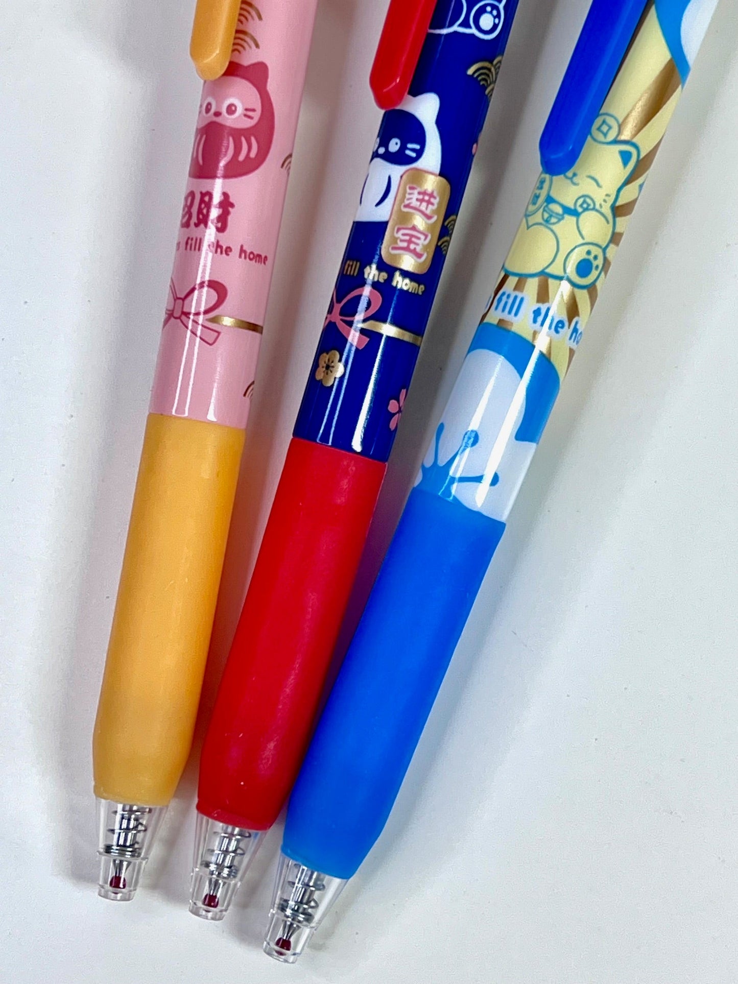Maneki Neko Lucky Cat Gel Pen - Odd Nodd Art Supply