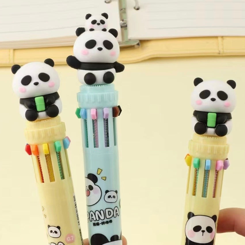 Panda 8-Color Retractable Pen