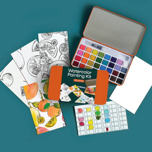 Watercolor Painting Kit by Cate Paper Co