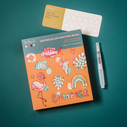 Watercolor Book and Paint Set