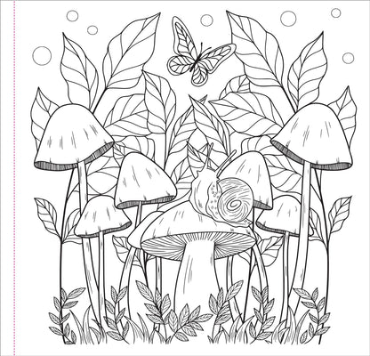 Mushrooms Artist Coloring Book