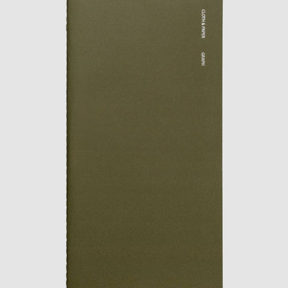 Cover of Cloth & Paper Graph travel notebook in color Olive