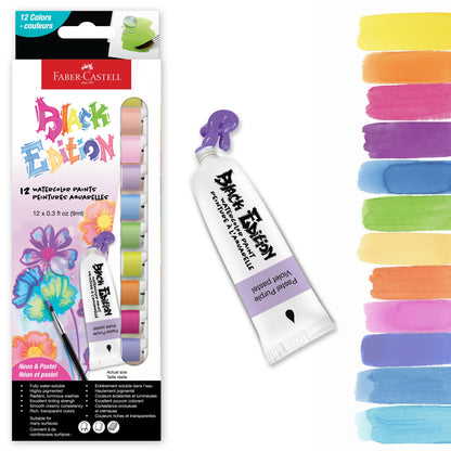 Black Edition Watercolor Liquid Paint Tubes