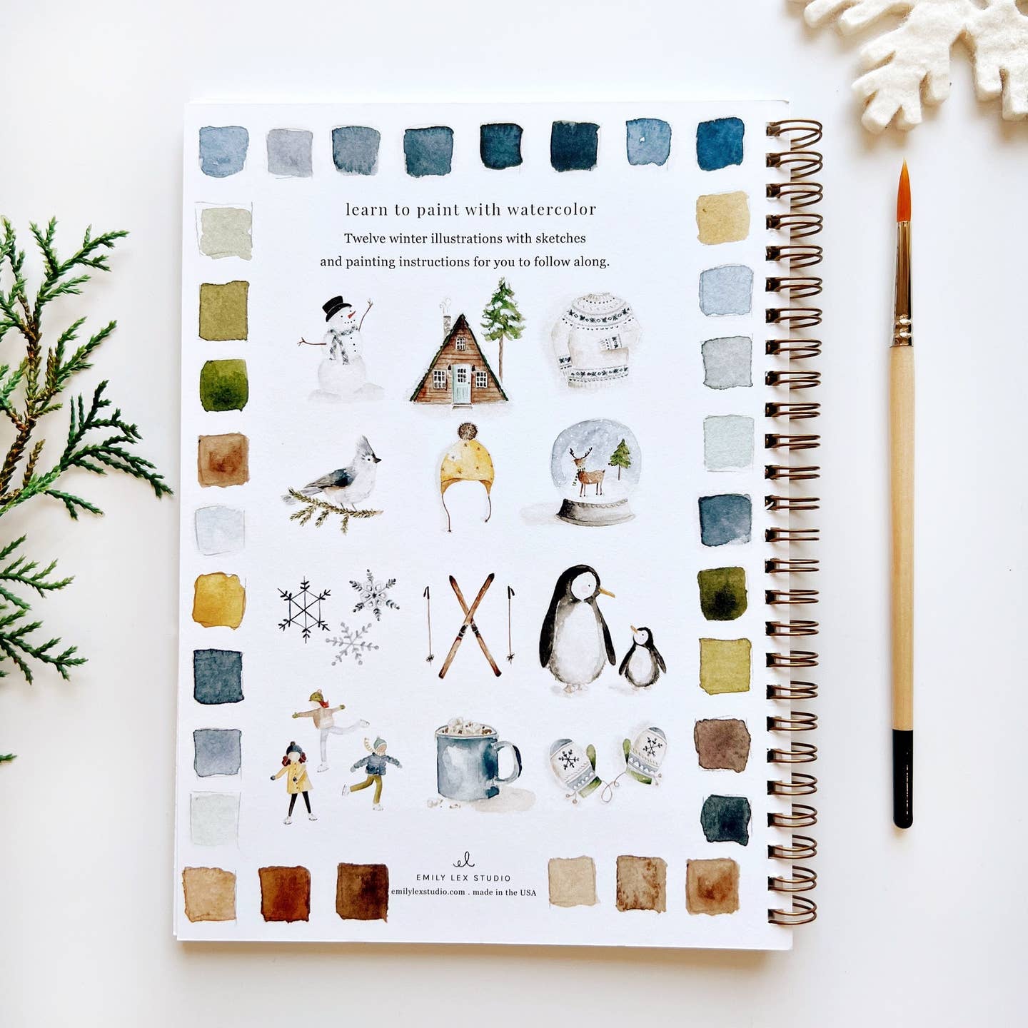 Watercolor Workbook by Emily Lex