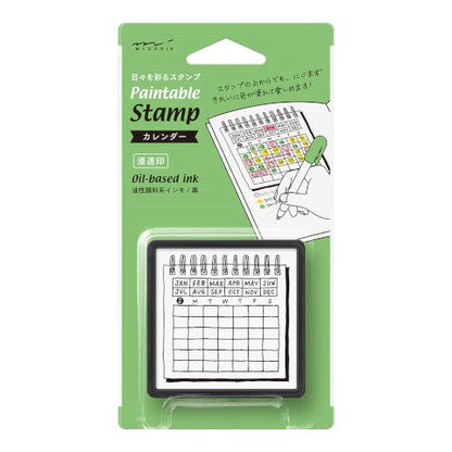 Date Midori Paintable Stamps - Odd Nodd Art Supply