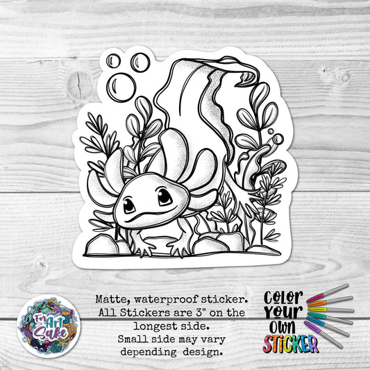 Color Your Own Stickers - Odd Nodd Art Supply