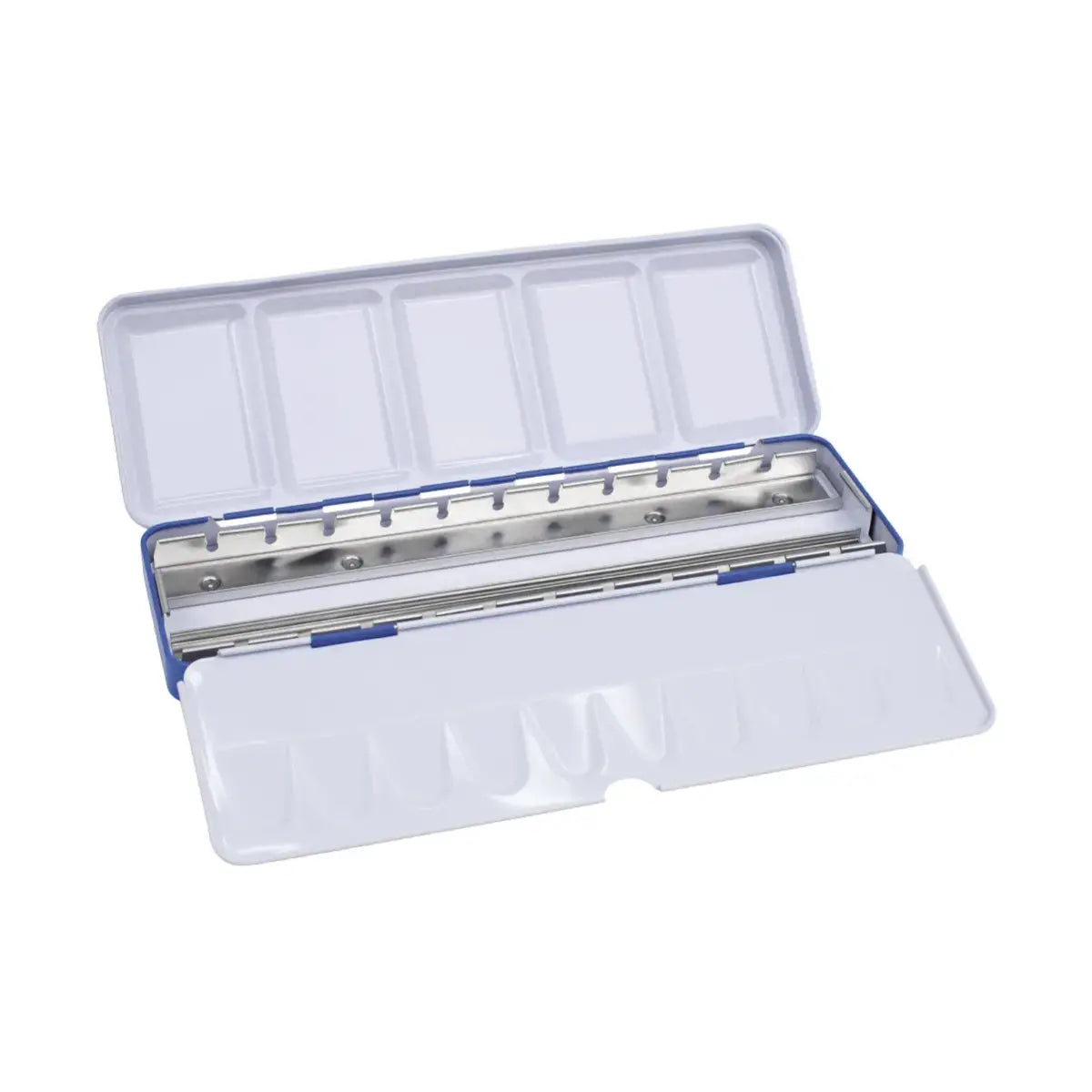 Empty Metal Watercolor Pan Pallete